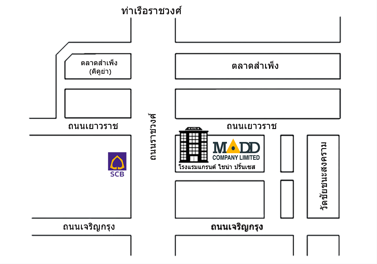 ส่งพัสดุไปต่างประเทศสาขาเยาวราช